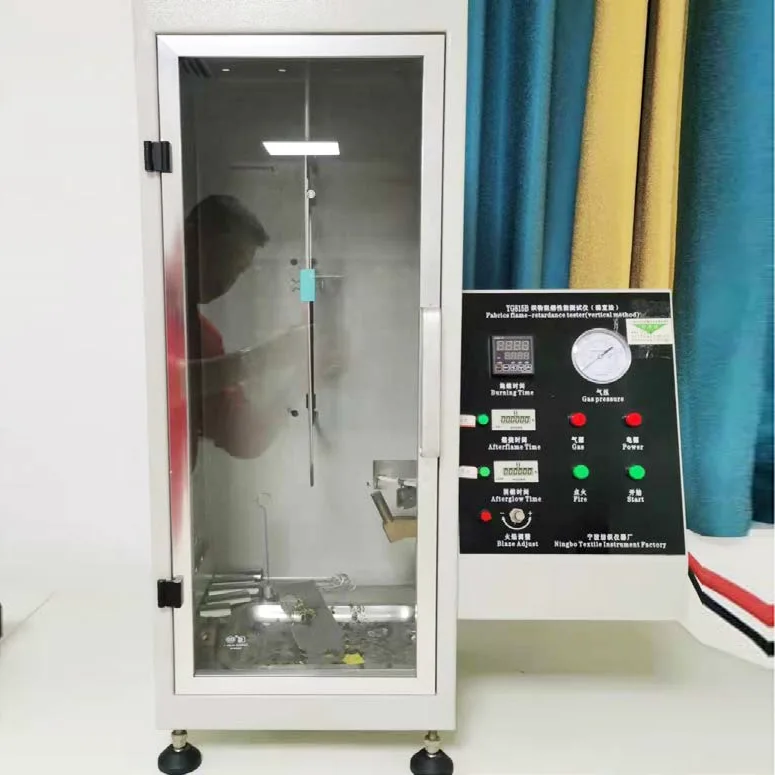 YG815B Fabric Flame Retardant Performance Tester (ဒေါင်လိုက်နည်းလမ်း)